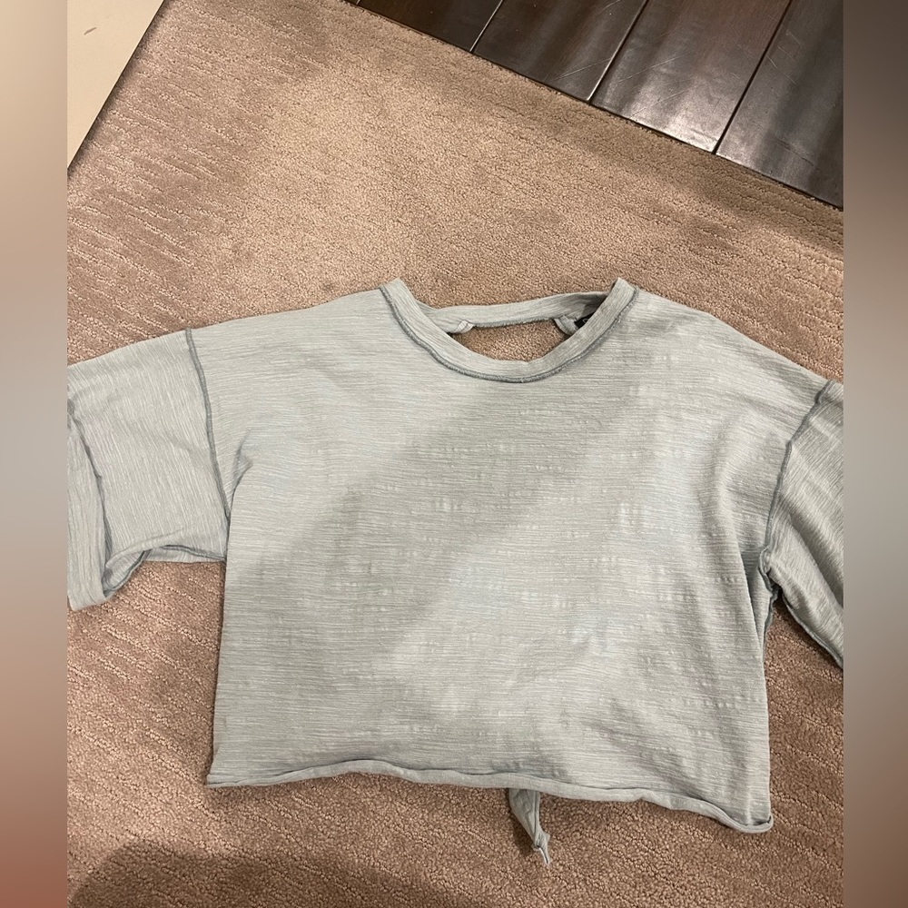 light blue/grey oversize sweatshirt